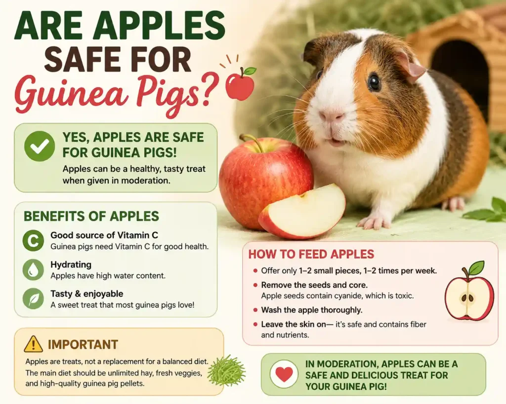 Can Guinea Pigs Eat Apples?
