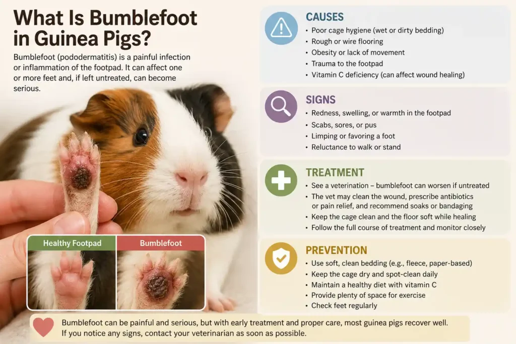 What Causes Bumblefoot in Guinea Pigs