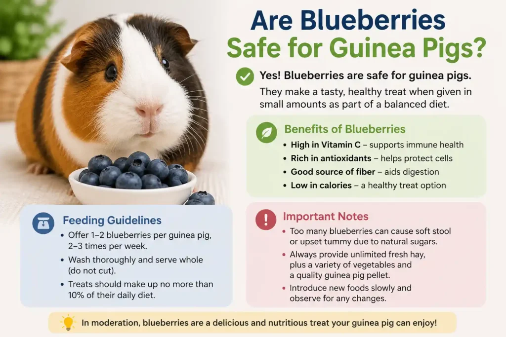 Can Guinea Pigs Eat Blueberries