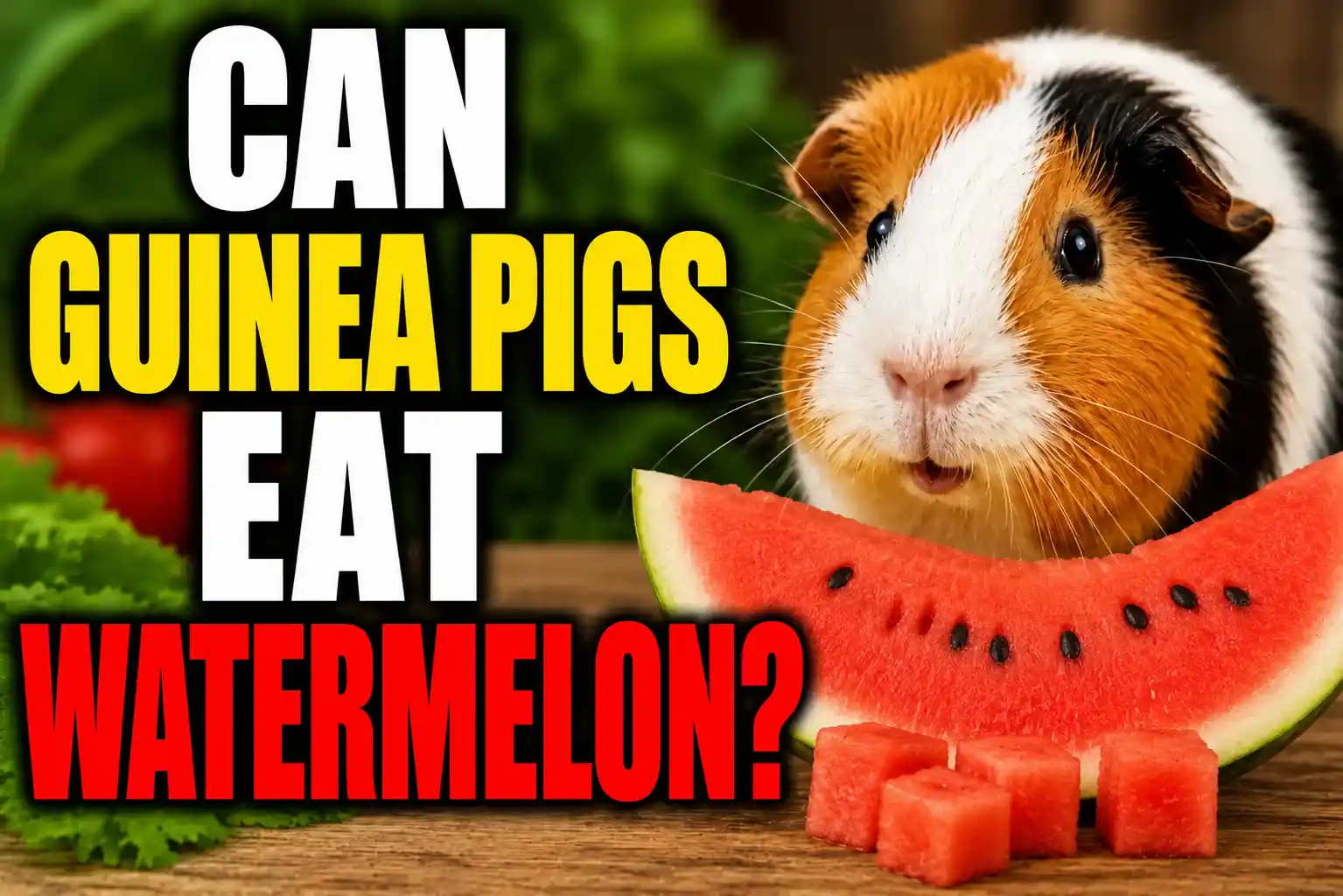 Can Guinea Pigs Eat Watermelon? Honest Cavy Guide