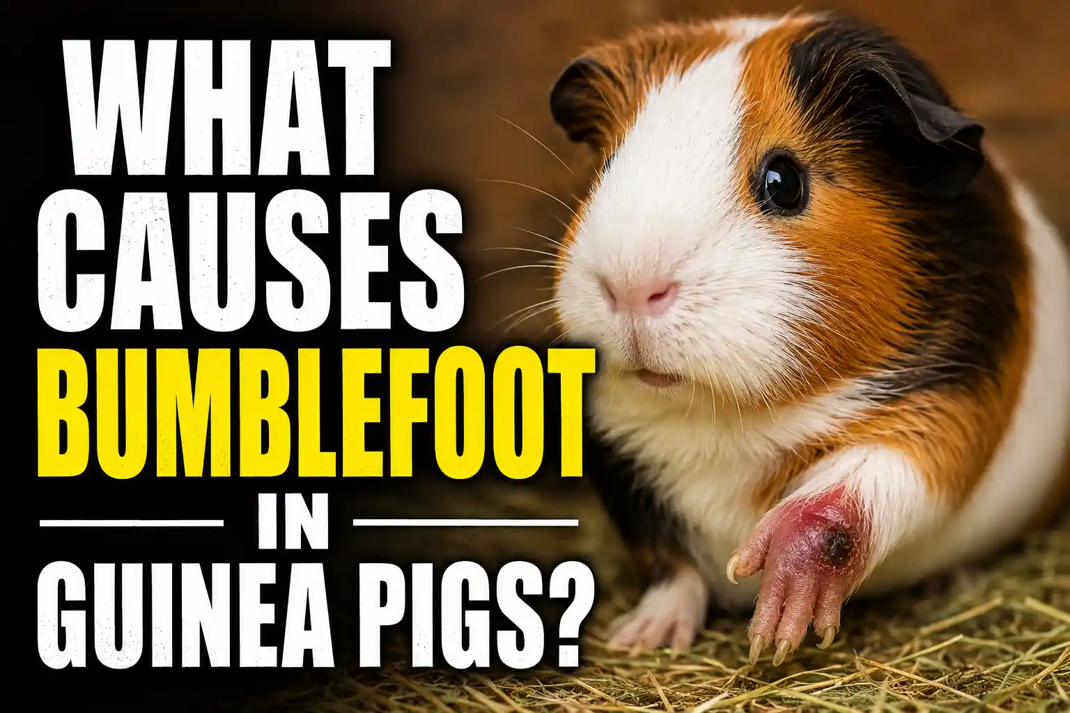 What Causes Bumblefoot in Guinea Pigs? What I Learned From Dealing With It