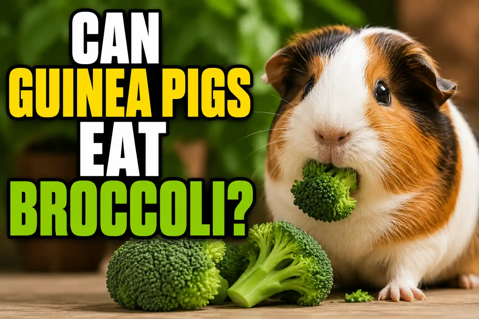 Can Guinea Pigs Eat Broccoli? My Honest Answer