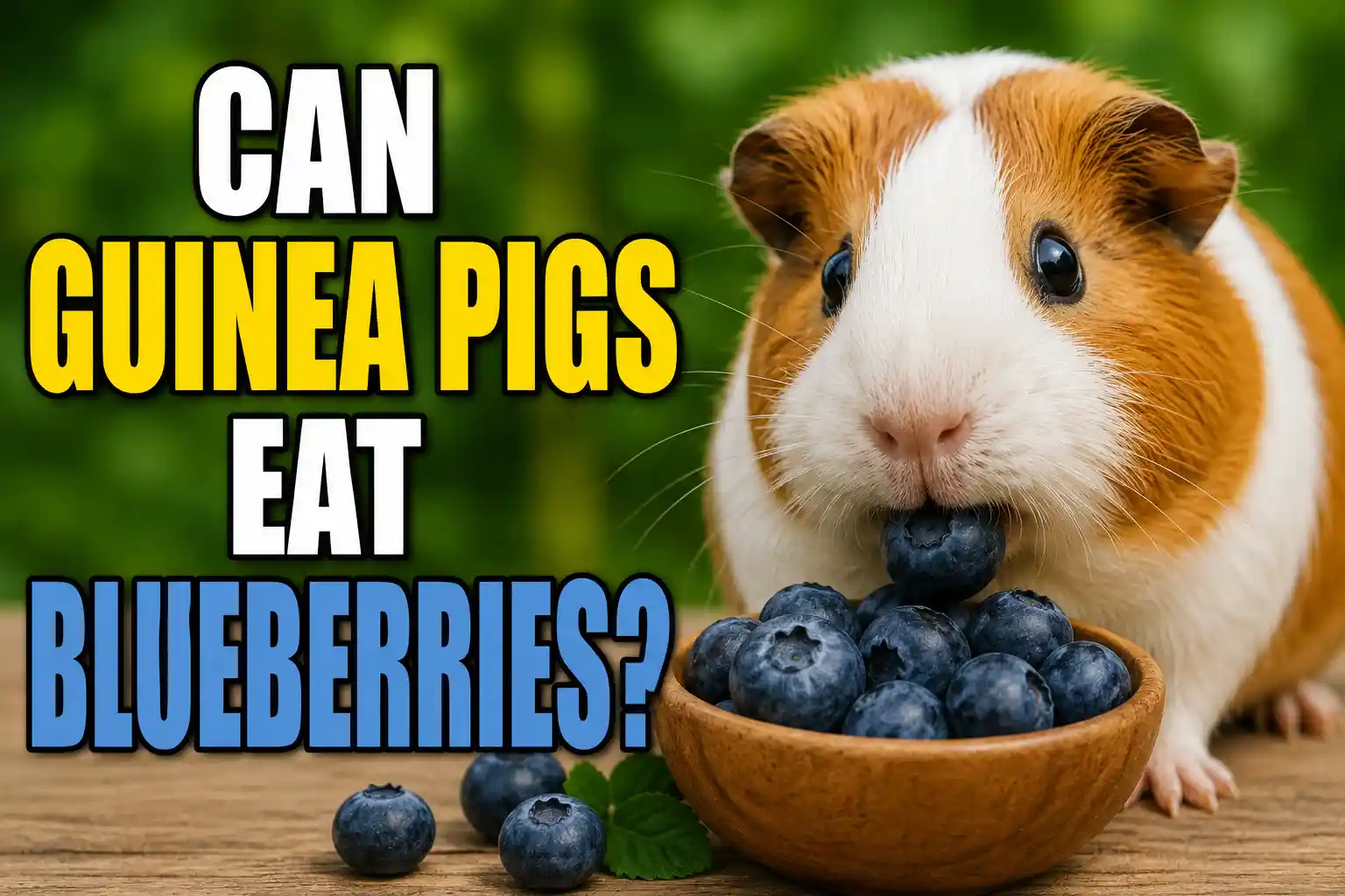 Can Guinea Pigs Eat Blueberries? Here's the Truth