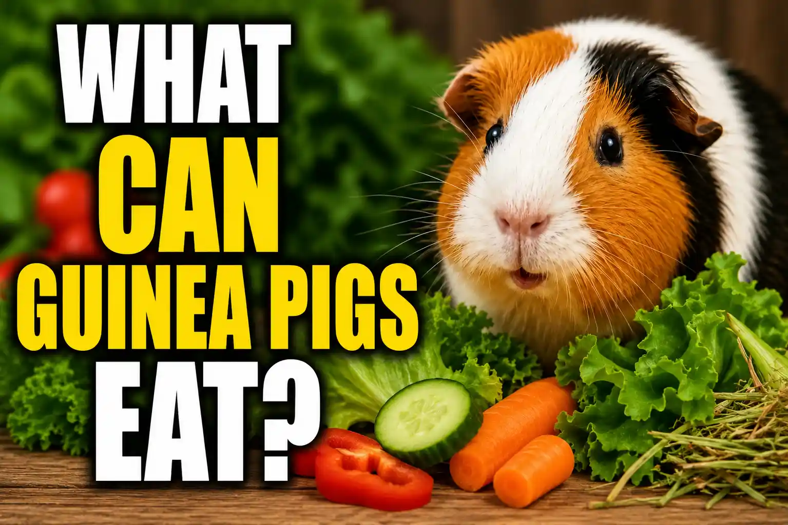 What Can Guinea Pigs Eat? Here's What I Learned